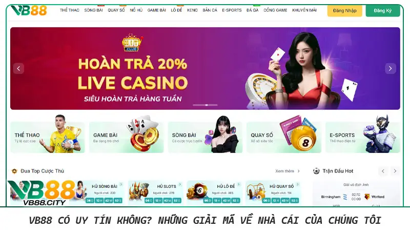 VB88 có uy tín không? Những giải mã về nhà cái của chúng tôi